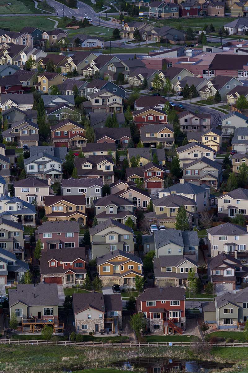 Colorado Neighborhood Aerial Photo